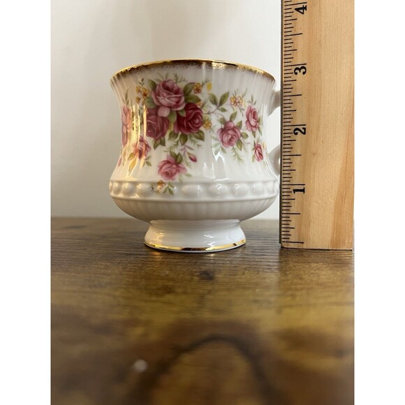 Vtg Rosina Queens Fine Bone China Tea Cup And Saucer Queens Roses Cottagecore - Picture 8 of 16